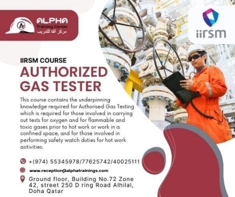 authorized Gas Tester course in Qatar