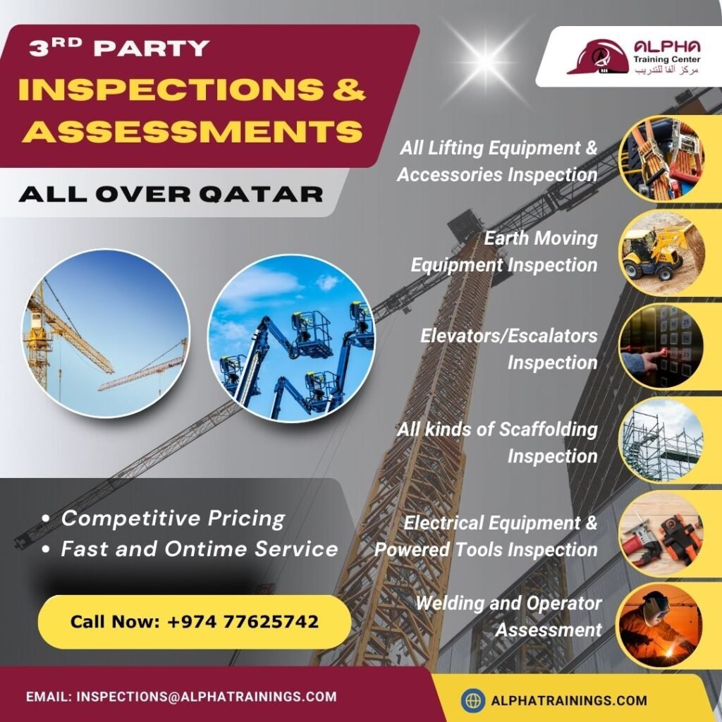 Lifting Equipment Inspection and operator assessment service in Qatar